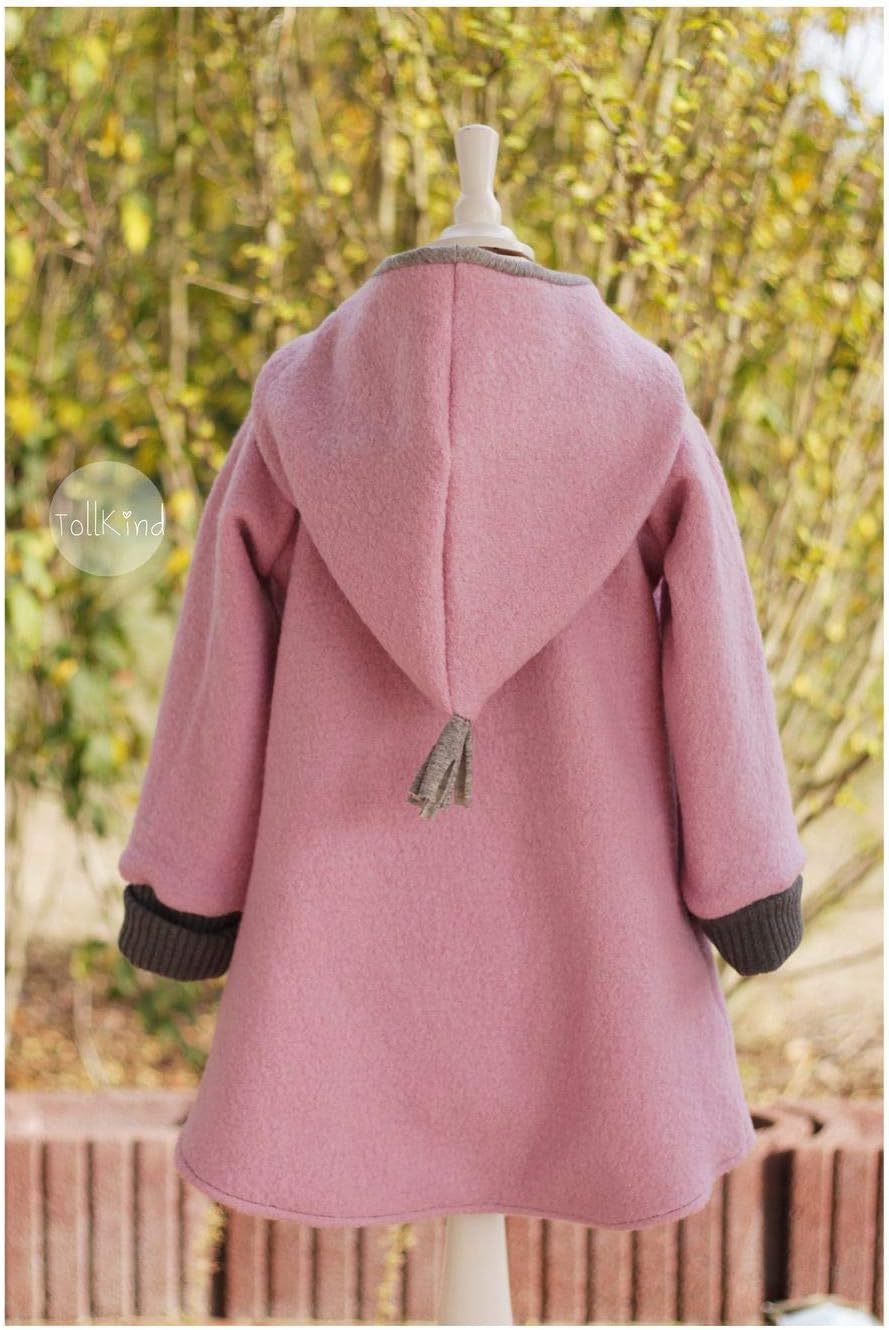 STOFFKONTOR Walkloden Wollstoff Stoff - Meterware, Farbe Hell-Grau - zum Nähen von Bekleidung, Decke