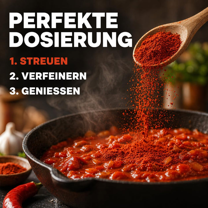 GiDeli Cayenne Pfeffer 2 x 1kg - Fein Gemahlenes Chilipulver für Fleisch, Fisch, Suppen und Sossen -