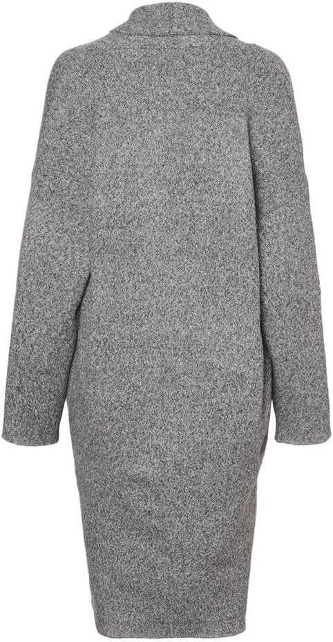 VERO MODA Damen Vmcody Ls Coatigan Ga Noos Strickjacke, M Medium Grey Melange