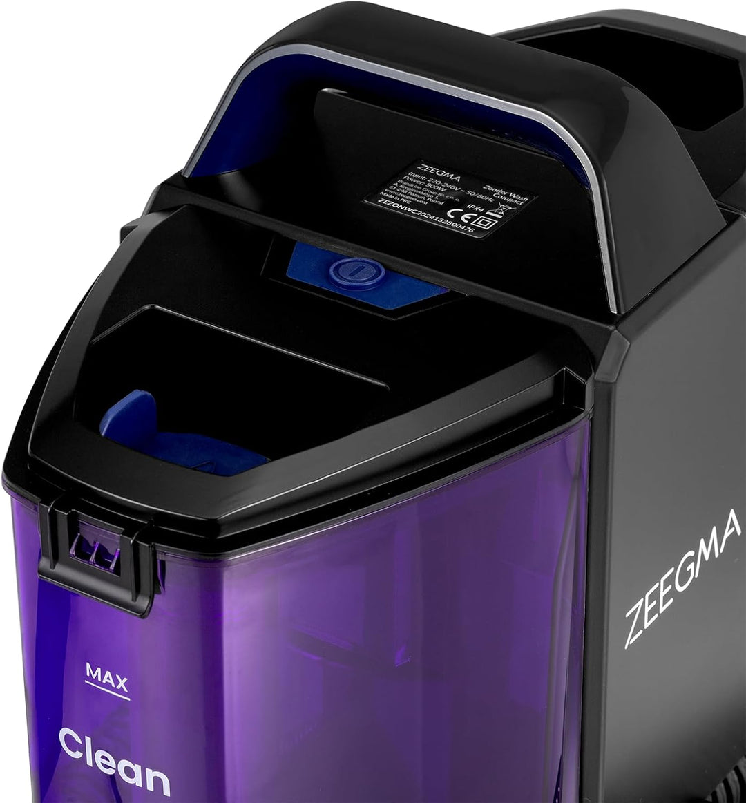 Zeegma Zonder Wash Compact 500 W Nass-/Trockensauger für Polster | Teppiche, Sofas, Autos, Fenster –