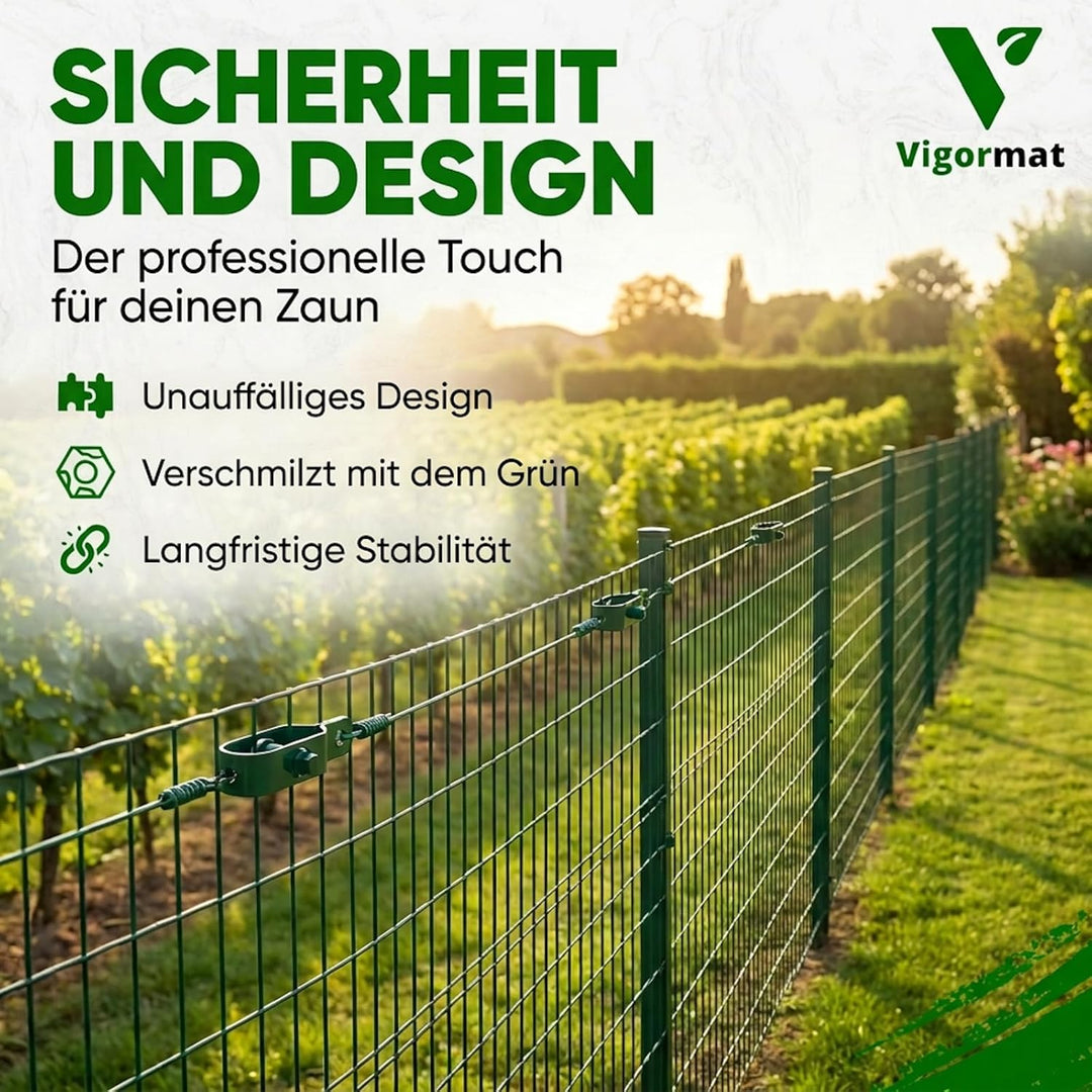 Drahtspanner Maschendrahtzaun Zaunspanner aus Metall, Robuste Spannschlösser für Spanndraht und Zaun