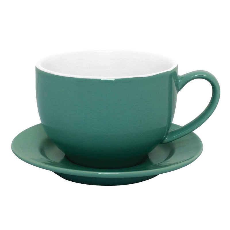 Olympia gk077 Café Cappuccino Cup, 340 ml, 12 oz, Aqua (12 Stück), Aqua