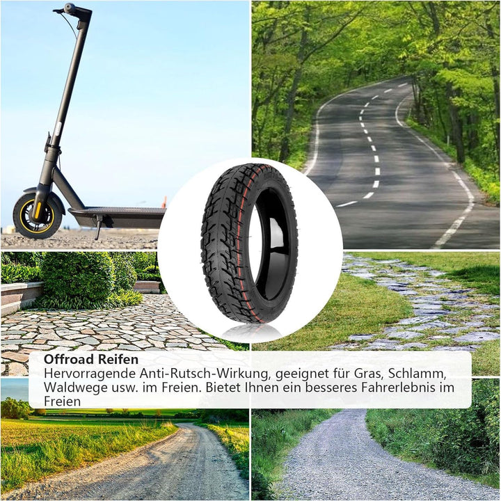 Ersatzräder für Segway Ninebot Max G30 Scooter -60/70-6,5 Selbstreparierender schlauchloser Offroad-