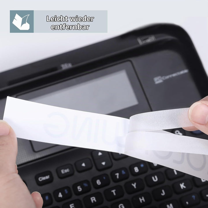 COLORWING TZe-251 24mm kompatibel für Brother P-touch Schriftband TZe251 TZ-251 Laminiert Etikettenb