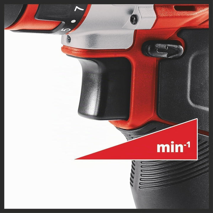 Einhell Akku-Bohrschrauber TE-CD 12/1 Li (Li-Ion, 12 V, 2-Gang-Getriebe, Drehzahl-Elektronik, LED-Be