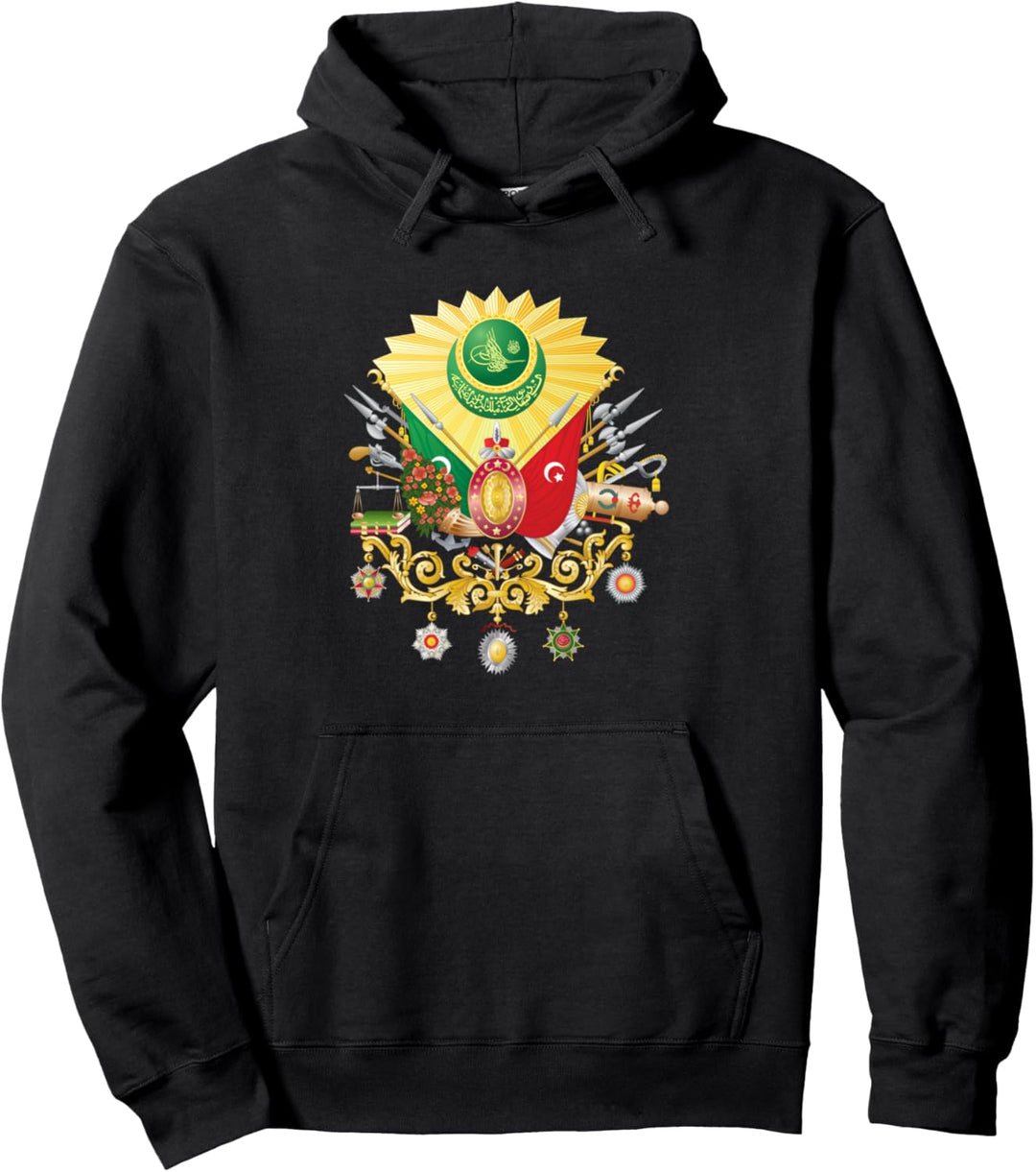 Osmanisches Reich Türkische Geschichte Türkei Flagge Symbol Pullover Hoodie