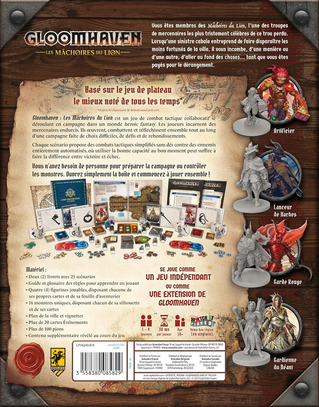 Gloomhaven Les Machoires du Löwe Französische Version