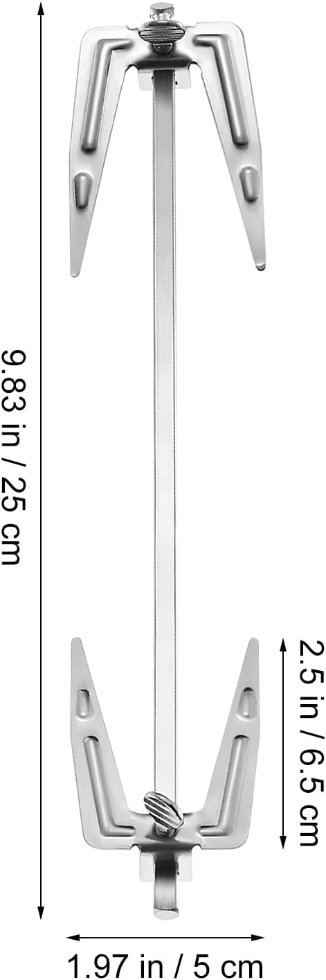 Drehspiess Grillgabel 25Cm Edelstahl Brathähnchengabel Für Heissluftfritteuse Und Backofen Rotierend