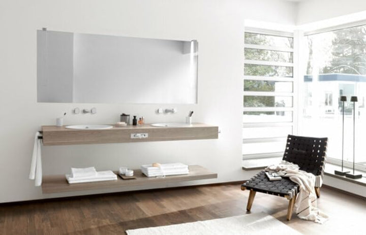 Alape˘ EB.O525 Einbaubecken, Waschbecken aus glasiertem Stahl in weiss mit antibakterieller Oberfläc