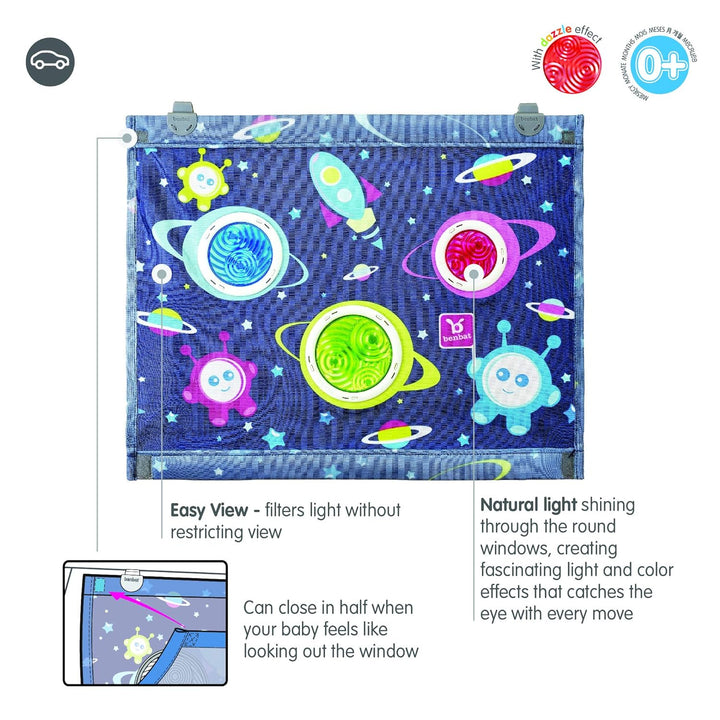 benbat Fensterblende Bubble Dreams Form quadratisch braun
