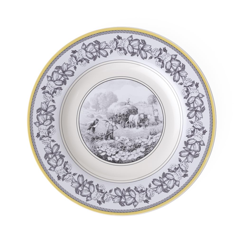 Villeroy & Boch – Audun Ferme, eleganter Speiseteller mit detaillierten Landschaftsbildern, Premium