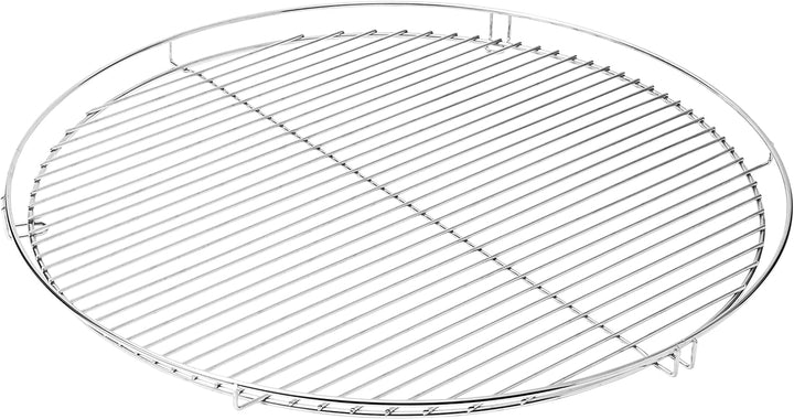 HeRo24 70cm Chrom Grillrost Grill Rost Grillgitter Ersatzrost rund (R)