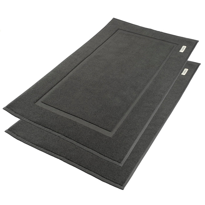 PandaHome Badvorleger Set aus Baumwolle - 2 Stück Badematte - 100% Baumwolle, Duschvorleger Duschmat