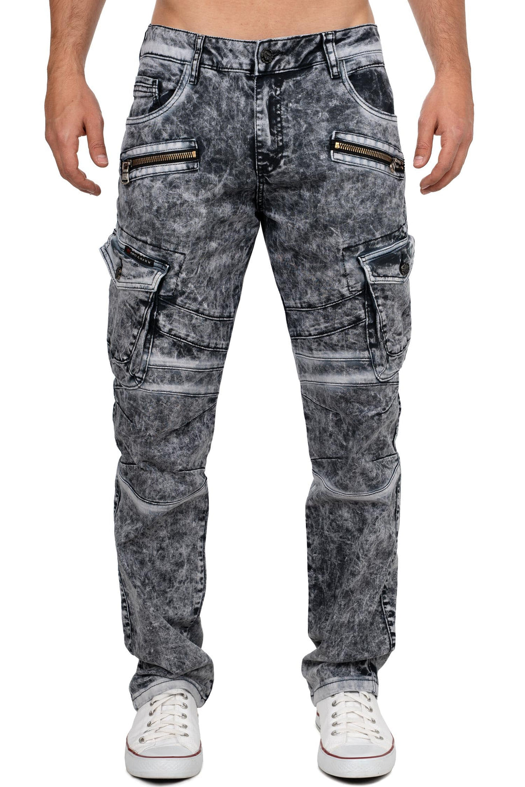 Cipo & Baxx Herren Jeans – Stylische Denim-Mode mit einzigartigem Design, Slim-Fit & Regular-Fit, Bi