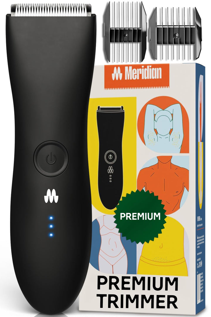 MERIDIAN Premium-Trimmer für Damen und Herren, USB-C-Ladegerät, Reiseschloss, 6 Farben erhältlich, O