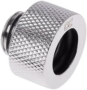 Alphacool 17382 HT 13mm HardTube Anschraubtülle G1/4 - gerändelt - Chrome Sixpack Wasserkühlung Ansc