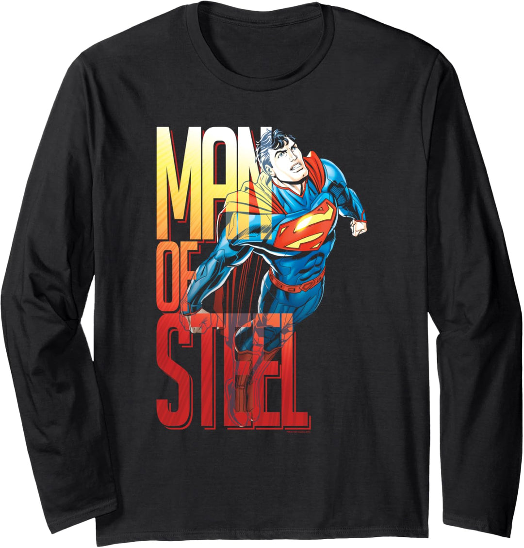 Superman Steel Flight Langarmshirt
