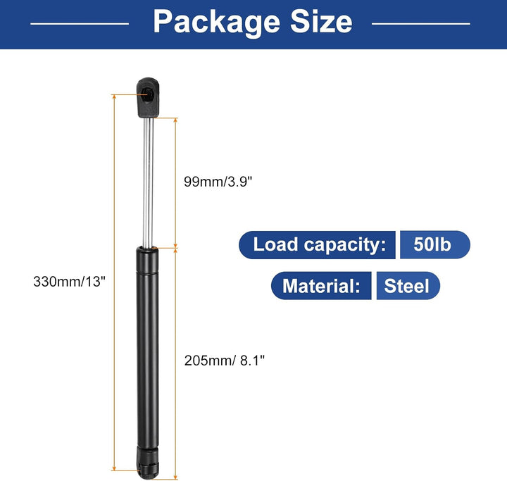 QUARKZMAN 304.8MM Gasdruckfeder, 22.7KG Gasfeder Gasdruckdämpfer für Bett Stauraum Abdeckung Tür Dec