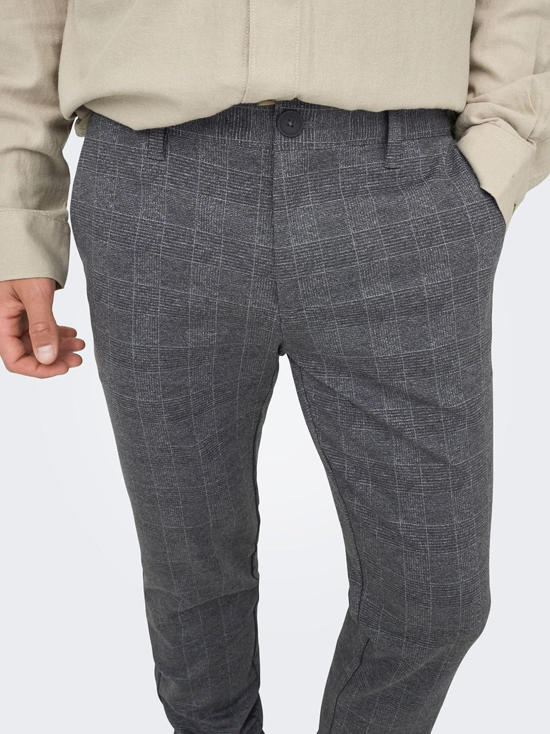 ONLY & SONS Male Chino Hose ONSMARK Slim Fit Chino Hose 28W / 30L Schwarz, 28W / 30L Schwarz