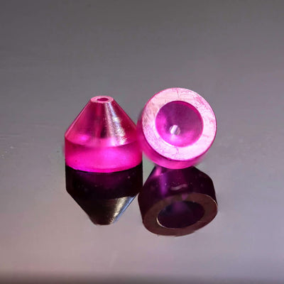 MOD3DP Ruby Tip 3D-Druckerdüse, E3DV6-kompatibel, abriebfest, Trichterform, eine für alle Materialie