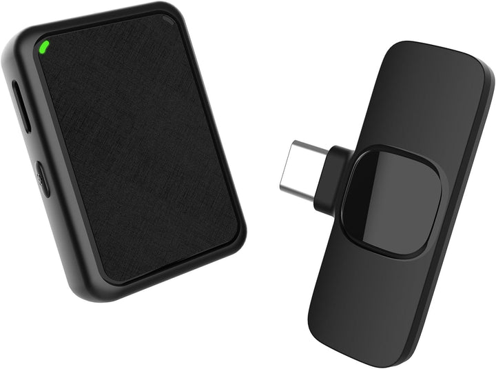 Handy Mikrofon Mini,Gimpro MB1(C) 2.4GHz【Type-C】 Plug&Play Ansteckmikrofon mit 1 Druck Stummschaltun