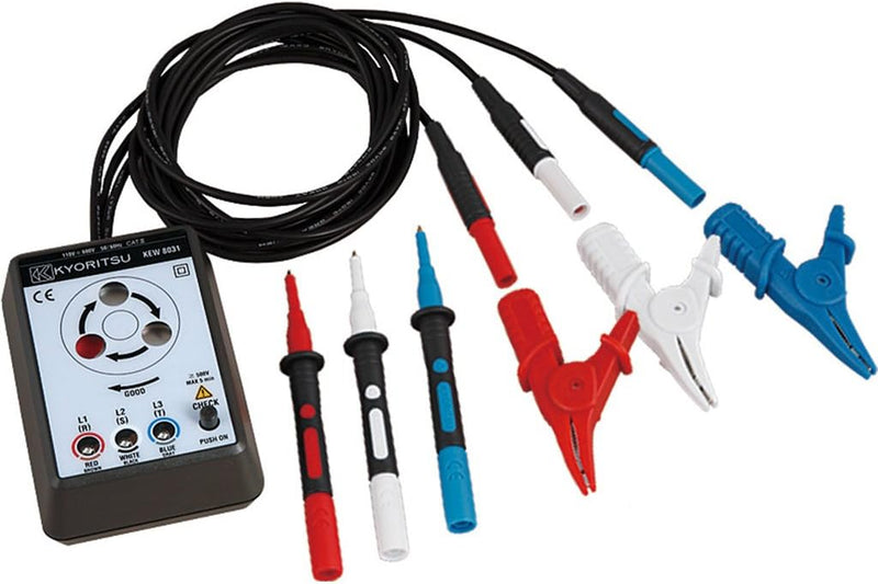 Kyoritsu KEW 8031 Indikator der Sinne zyklische der Phasen durch Drehhilfe A Motor, grau