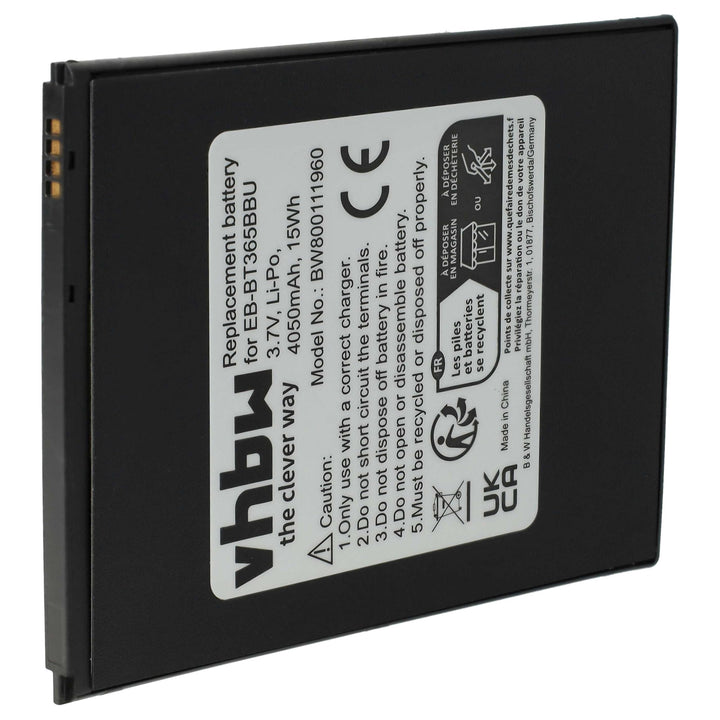 vhbw Akku kompatibel mit Samsung Galaxy Tab SM-T360, Active LTE, M-T395C, Active WiFi, SM-T360NNGAXA