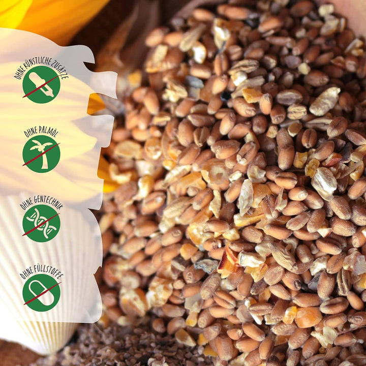 WachtelGold Körnermix - 25kg Wachtelfutter, Hühnerfutter - Körnerfutter ohne Gentechnik