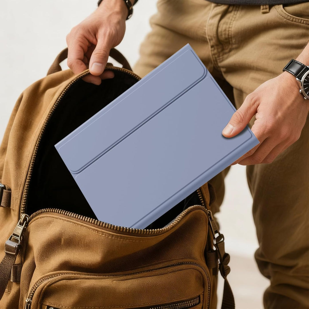 ZOPSGYU Hülle mit Tastatur für iPad A16 11. /10. Generation (2025/2022, 11/10,9 Zoll), Farben Beleuc