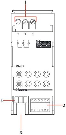 BTicino, Reiheneinbau-Türöffnerrelais und Schaltaktor Digital für 2-Draht Audio- und Video-Türsprech