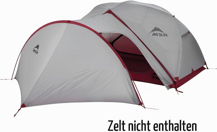 MSR Eilixir Gearshed V2 - Zelterweiterung für Eilixir und Hubba NX Serie Weiss/Rot Einheitsgrösse, W