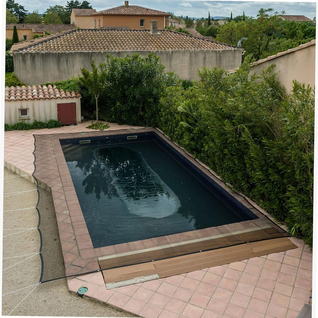 WERKA PRO Schutznetz Pool 100g/m2 4 x 6 m (4 x 6 m) EU Durchsichtig, (4 x 6 m) EU Durchsichtig