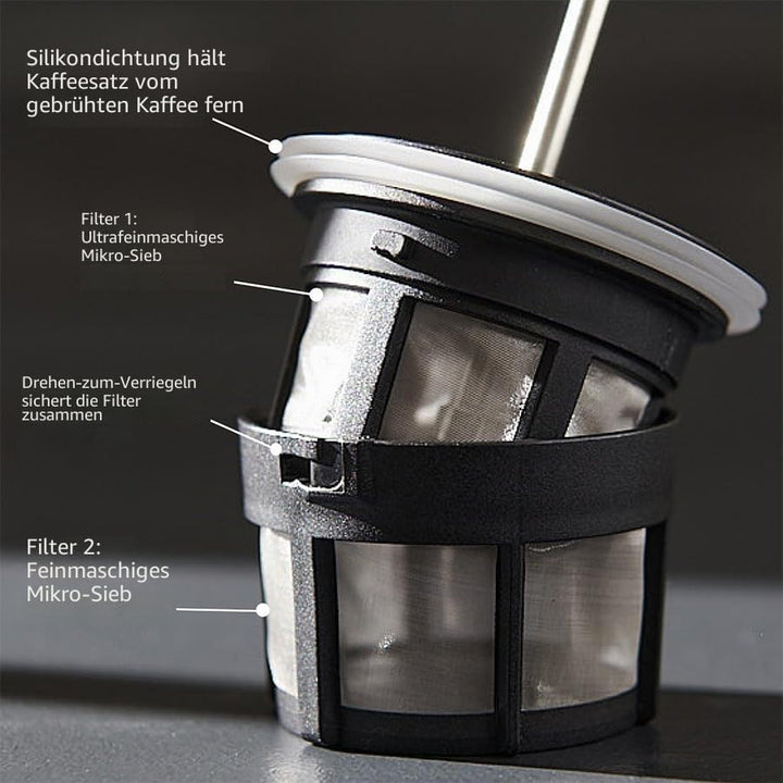 Espro P0 Ultralight Travel Coffee Press - Aegean Blue