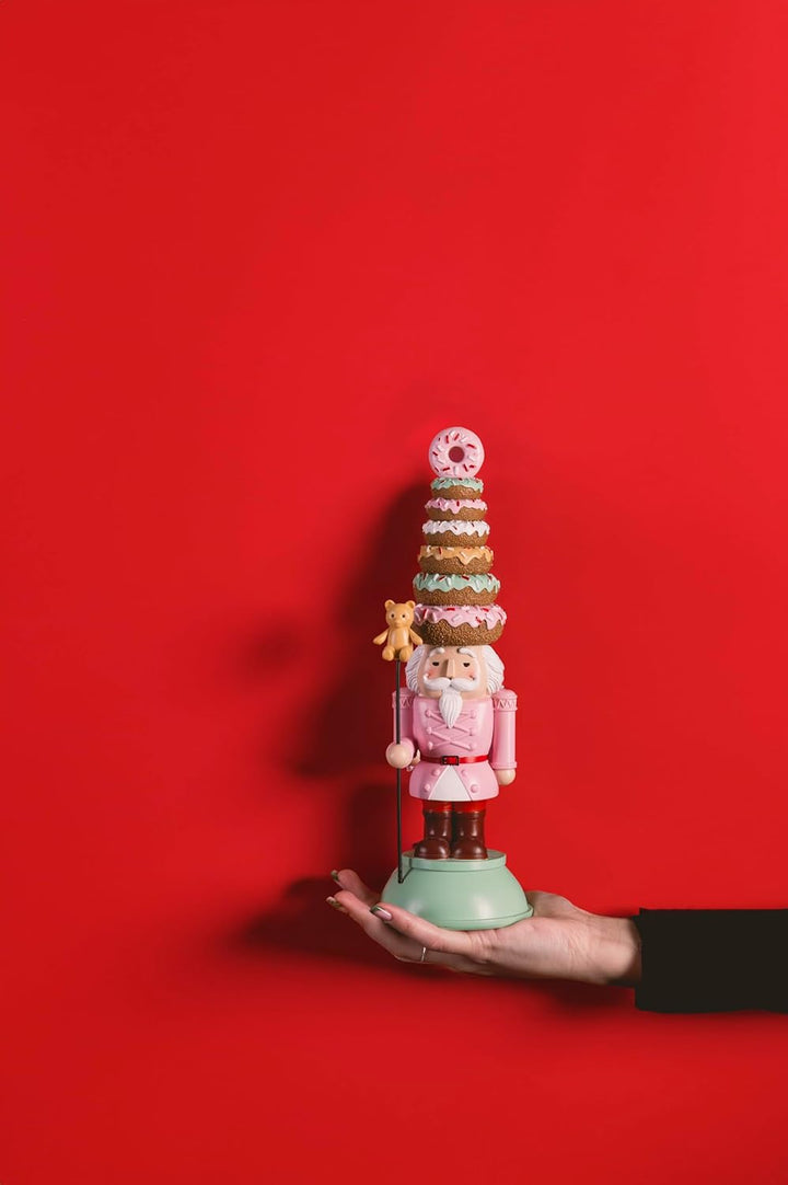 Villa d'Este Home Tivoli Sweet Christmas Polyresin Nussknacker Soldat Donuts Baum
