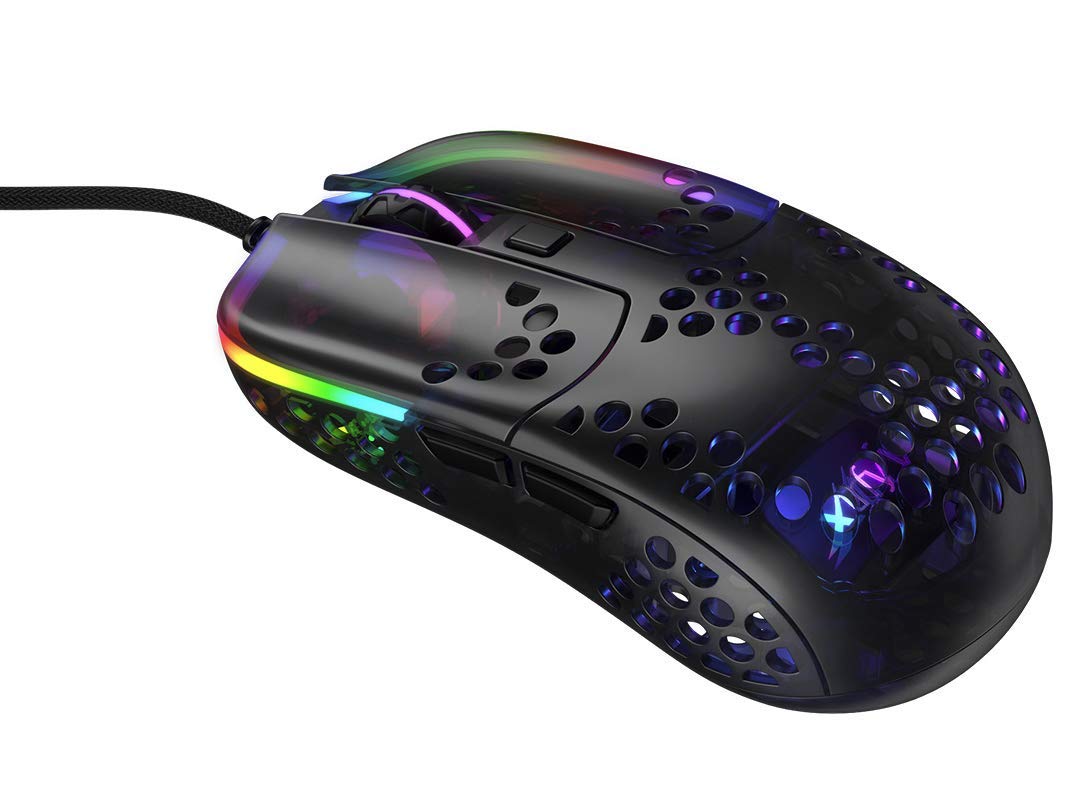 Xtrfy MZ1, Ultraleichte Kabelgebundene Gaming-Maus, Pixart 3389 Sensor, Einzigartige Form für Optima