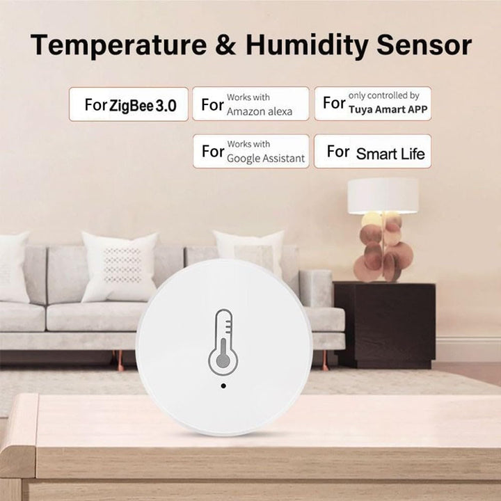 Automatisierte Klimasteuerung 2 Stück Smart Sensoren zur Messung von Temperatur und Luftfeuchtigkeit
