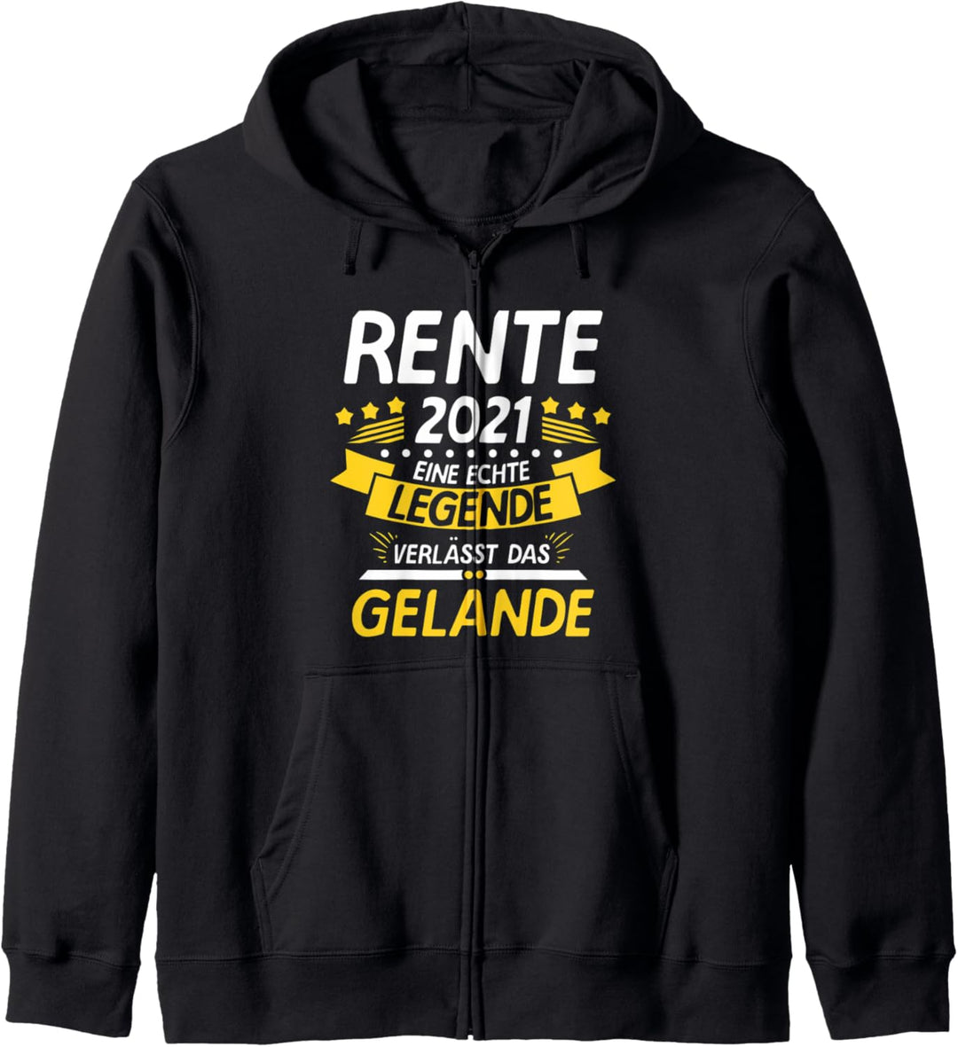 Rentner 2021 Eine echte Legende verlässt das Gelände Kapuzenjacke