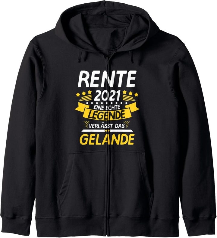 Rentner 2021 Eine echte Legende verlässt das Gelände Kapuzenjacke