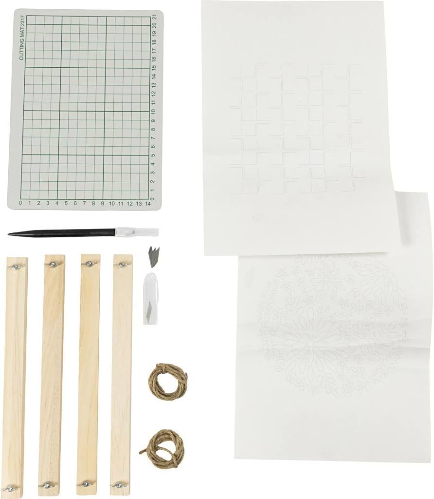 Creativ Bastelset Paper Art, natur, 1 Packung, Mulricolour