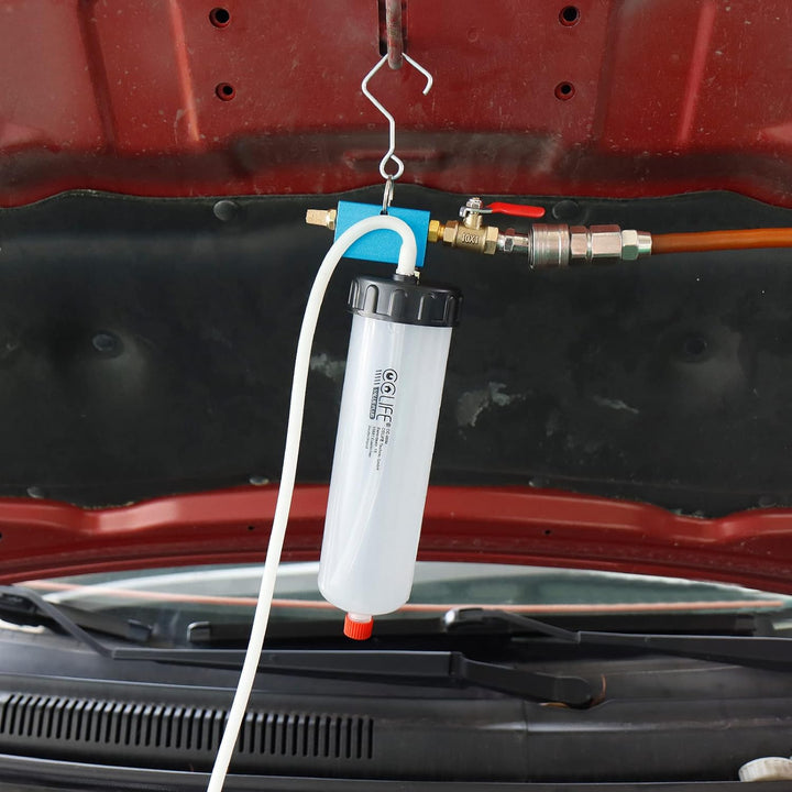 CCLIFE Bremsenentlüftungsgerät Auto Vakuumtechnologie Kfz Pumpenölentlüfter Druckluft Bremsenentlüft