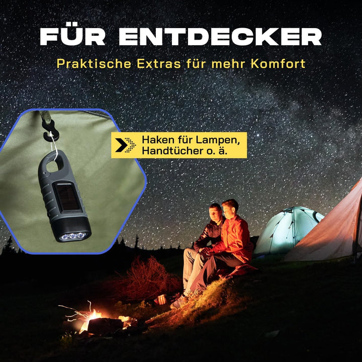 Where Tomorrow Pop Up Zelt | 2-3 Personen Zelt, 4 Personen Zelt oder 5-6 Personen Zelt | Wetterfeste