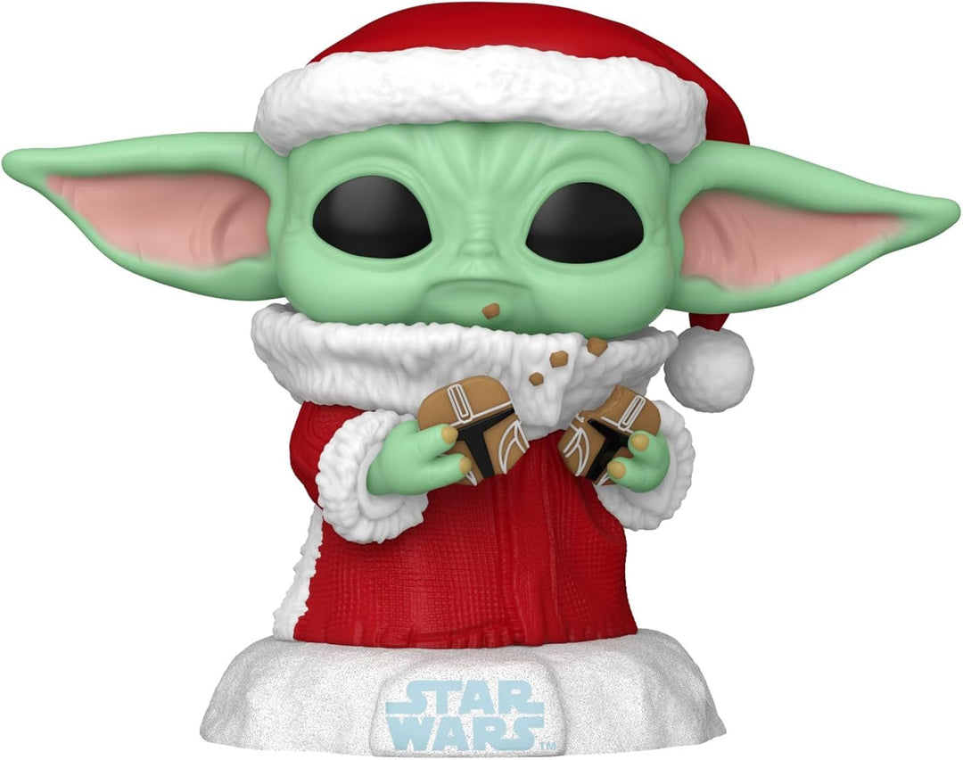 Funko Pop! Star Wars: Mando Holiday - Grogu (The Child, Baby Yoda) - The Mandalorian - Vinyl-Sammelf