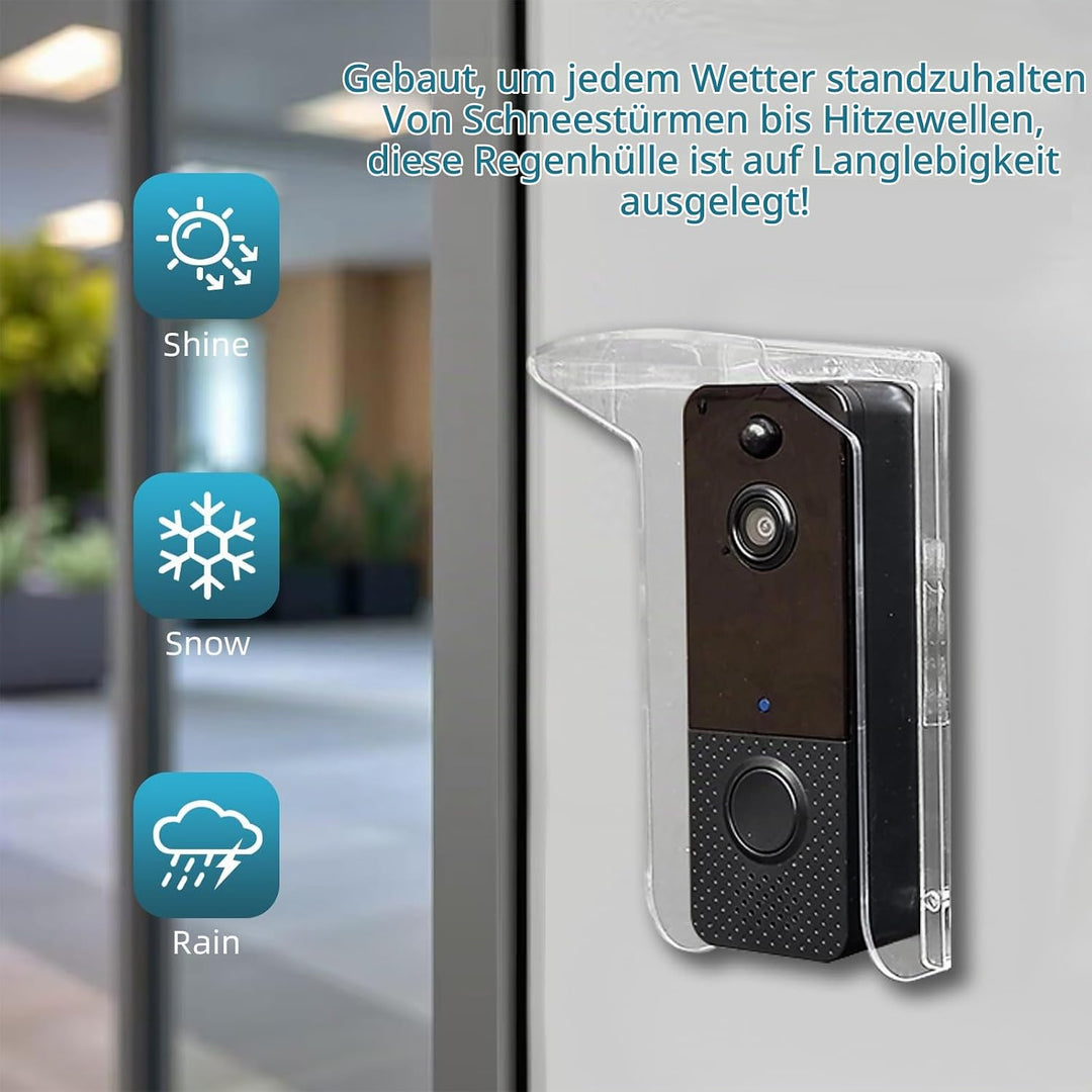 dgyezhao Regenschutz für türklingel, Ring Video Türklingel，wasserdichte Abdeckung für，Regenschutz Tü