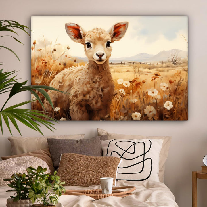 MuchoWow© Leinwandbild Gross 120x80 cm XXL Dekoration Wohnzimmer Bilder Aufhängen Wall Decoration Li