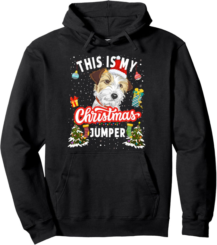Jack Russell Terrier Weihnachtspullover Idee für Damen Pullover Hoodie