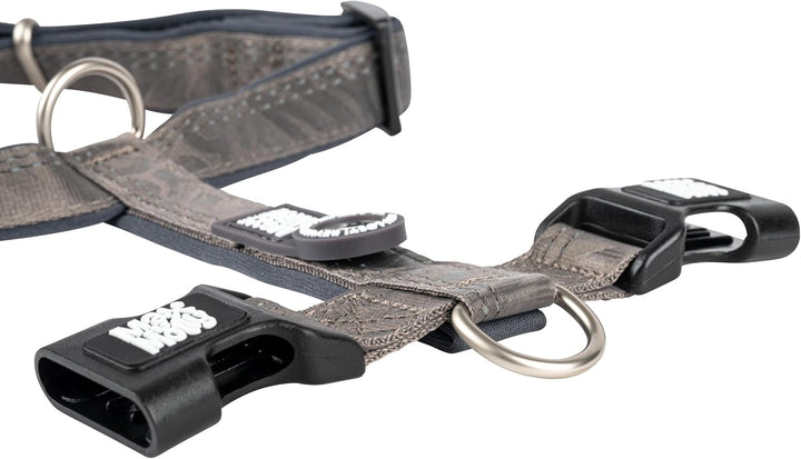 Max &amp; Molly Hundegeschirr Matrix 2.0 Stone/XS in H-Form, für Hunde mit Gotcha! Smart ID, Geschirr Hu
