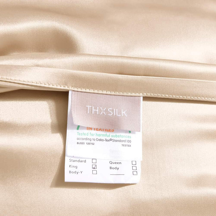 THXSILK 25 Momme Seide Kissenbezug für Haar und Haut - Maulbeerseide Kissenbezug - Hypoallergen mit