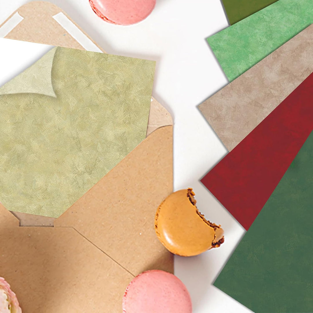 Scrapbooking Papier 24 Blatt/12 Designs, Doppelseitiges Weihnachtstheme Designpapier, Bastelpapier D