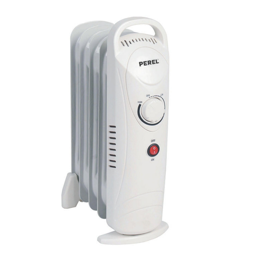 Perel Ölradiator 700 W, 7 Rippen, Elektroheizung, tragbarer Heizlüfter, elektrischer Raumheizer, Zus