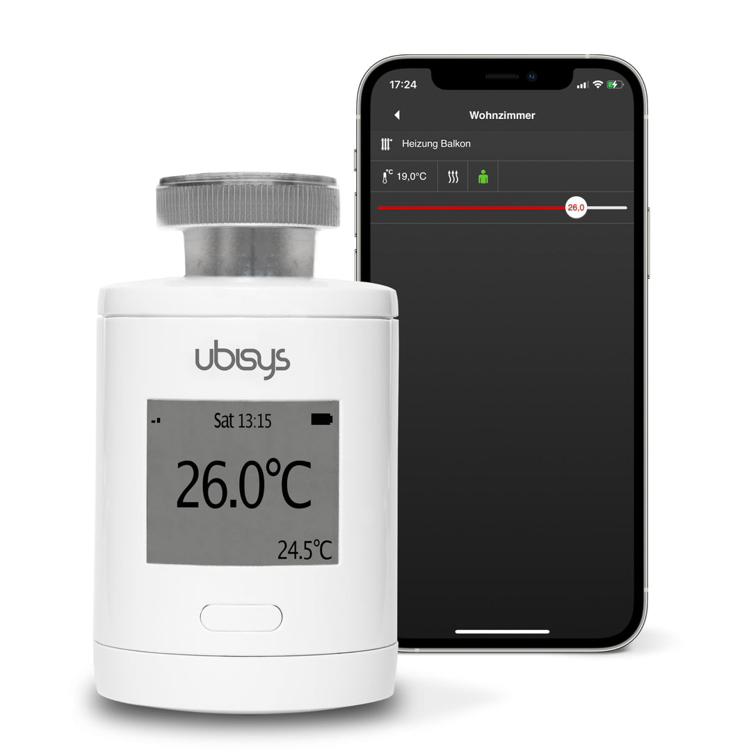 ubisys Zigbee Heizkörper-Thermostat H1 für mehr Komfort und Kosteneinsparung